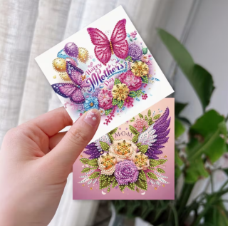 Preview: Diamond Painting 6 Stück Muttertagkarten